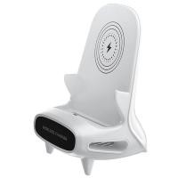 ราคา ที่ชาร์จโทรศัพท์ไร้สาย ชาร์จเร็ว Fast Wireless Charger Stand ขาตั้งโทรศัพท์มือถือ แบบไร้สาย เครื่องชาร์จไร้สาย (19902689359)