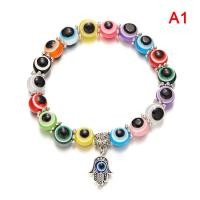 ราคา เกลียดสร้อยข้อมือรูปดวงตาชั่วร้ายมือของ Fatima พันตาตุรกีจี้สายตาชั่วร้ายปรารถนาให้สร้อยข้อมือทำมือ (20026091815)