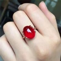 ราคา แหวนทองและเงินอัญมณีแหวนผู้หญิงกับรูปร่างบริสุทธิ์มะกอกใหม่และหยกหยกสีเขียว IVKJ (12767141769)