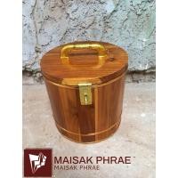 ราคา MAISAKPHRAE ออมสินออมเงินไม้สัก ขนาด 9 นิ้ว ไม้สักแท้ เคลือบแลคเกอร์ ถังออมเงิน ถังเงินถังทอง ถังเก็บเงิน (17473282741)