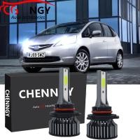 ราคา สำหรับ Honda Jazz GE 2nd Gen 2009 2014 ไฟหน้า 2Pc CHENNGY LED สีขาว6000K หลอดไฟไฟหน้าชุด (16316497772)