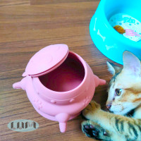 ราคา ขวดนมแมว จุกนมสัตว์ ลูกสุนัขนมลูกแมวตัวป้อนลูกแมวพร้อมอุปกรณ์ดูดนมถ้วยสัตว์เลี้ยงขวดนม Bionic Self Feeding Device (20295396957)
