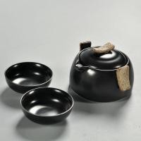 ราคา ชา Kung Fu เซรามิกชุดกาน้ำชาแบบพกพาสำหรับเดินทางชุดถาดชาขนาดเล็กสไตล์ญี่ปุ่นที่เรียบง่าย (19754191078)