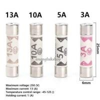 ราคา 1ตัว ฟิวส์เซรามิก Fuse ceramic 6x25MM BS1362 250V มี 2A 3A 5A 10A 13A 15A 20A พร้อมส่ง (19856597556)