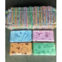 ราคา ขายส่งยกโหล ผ้านาโน ไมโคร สีพื้น ลาย 12 26 นิ้ว (16710054464)