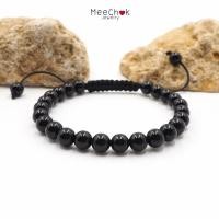 ราคา หินนิลดำ Onyx 6 มิล กำไลหิน เชือกถัก ปรับขนาด แร่รัตนชาติ มณีนิล หินมงคล หินสี หินนำโชค กำไลหินมงคล กำไลหิน กำไลข้อมือ กำไลหินเสริมดวง (14883179957)