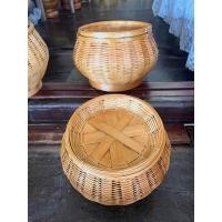 ราคา ตะกร้า กระบุงเงิน กระบุงไม้ไผ่ กระบุงใส่เงิน ตะกร้าใส่ตังค์ มีฝาปิด ใส่ได้ทั้งแบงค์ทั้งเหรียญ เก็บของ งานปราณีต ละเอียด กระบุง กระบุงเงิน (20812832099)