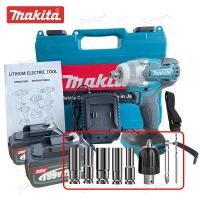 ราคา Makita ประแจไฟฟ้าไร้สาย 199V แบต 2 ก้อน Brushless Electric Impact Wrench ประแจไฟฟ้า 2 แบตเตอรี่ลิเธียม 6200rpm 520 N M ประแจไฟฟ้า Torque For Makita 199V Battery เทคโนโลยี ไร้แปรง (20800668685)