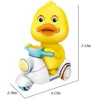 ราคา Kmoist ดึงกลับรถสำหรับเด็กวัยหัดเดินกดและไปมอเตอร์ไซค์ของเล่นเป็ดสีเหลืองกับ360 หมุนหัวการ์ตูนสัตว์ของเล่นลานนาฬิกาของขวัญปาร์ตี้ของขวัญวันเกิดสำหรับเด็กเด็กชายวัยรุ่นและเด็กหญิง (20036178990)