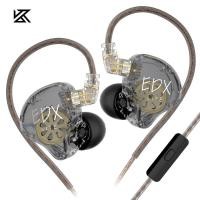 ราคา KZ EDX Lite 1DD HIFI In Ear หูฟังแบบมีสายหูฟังคุณภาพสูงเกมดนตรีออดิโอไฟล์สายเคเบิลที่ถอดเปลี่ยนได้ พร้อมไมโครโฟนสีเทา (21053613487)