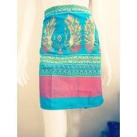 ราคา ผ้าไทย กระโปรงป้าย ผ้าถุงสั้นสำเร็จรูป ยาว20 5นิ้ว พร้อมตะขอ2คู่ (20891913069)