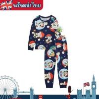 ราคา พร้อมส่ง 1 6Y ชุดนอนเด็กผู้ชาย ลาย มิกกี้เมาส์ Mickey mouse ชุดคริสต์มาสเด็ก แบรนด์ TU by jrqkidstore (20873943122)