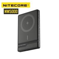ราคา NITECORE แบตสำรองไร้สายแม่เหล็กคาร์บอนไฟเบอร์ NW5000 5000mAh ที่ชาร์จความจุสูงสำหรับแบตสำรองเดินทางกลางแจ้ง (21062268474)