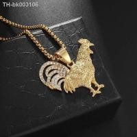 ราคา Personality Gold Color Chicken Pendant Animal Necklace Men and Women Fashion Hip Hop Rap Rock Party Jewelry Accessories (18986718688)