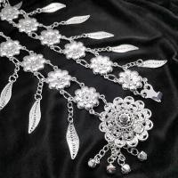 ราคา vintage jewelryเครื่องประดับไทย ชุดไทย เข็มขัดผู้หญิงลายดอกไม้ จี้เข็มขัด เข็มขัดวินเทจ เข็มขัดสีทอง เข็มขัดเงิน (20865597888)