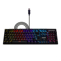 ราคา คีย์บอร์ด เกมมิ่ง OKER รุ่น K415 Blue Switch Blacklight RGB สินค้ามีประกัน (20683613991)
