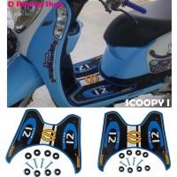 ราคา สีฟ้า ยางวางเท้า scoopy แผ่นยางปูพื้น สกู้ปปี้ไอ 2019 SCOOPY I C Club (9972949095)