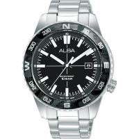 ราคา นาฬิกาข้อมือผู้ชาย ALBA Active Quartz รุ่น AS9Q11X1สีดำ AS9Q15X1สีน้ำตาล AS9Q17X1สีเขียว AS9Q19X1สีน้ำเงิน ขนาดตัวเรือน 42 6 มม ตัวเรือน สาย Stainless steel สีเงิน (20579688575)