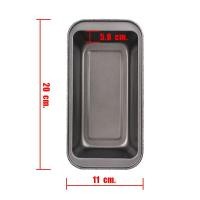 ราคา OFFO พิมพ์อบขนม ถาดอบขนมปัง ถาดอบขนมสี่เหลี่ยม พิมพ์อบขนมปังปอนด์ ถาดพิมพ์อบ เคลือบเทฟล่อนสีดำ PB1 (15191696176)