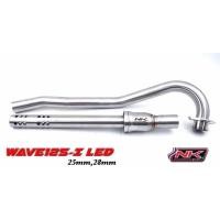 ราคา NKracing คอท่อพร้อมไส้ เงียบแต่แรง Wave 125 LEDWave110 I Dream Super Cub 110 I (7178624033)