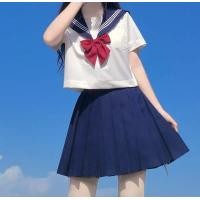 ราคา ชุดเดรสยูนิฟอร์ม JK สีขาวดำสามชุดกะลาสีรุ่นพื้นฐานชุดกะลาสีนักเรียนสไตล์ญี่ปุ่นชุดกะลาสีแขนยาวสไตล์วิทยาลัยครบชุด (20745291126)