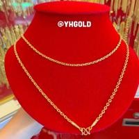 ราคา สร้อยคอทอง1สลึงYHGOLD ลายโซ่ ทองแท้96 5 มีใบรับประกัน (16483496951)