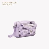 ราคา COCCINELLE กระเป๋าสะพายผู้หญิง รุ่น BEAT ECOLEATHER WOVEN CROSSBODY BAG 150201 สี LAVENDER (21018778019)