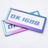 ราคา กรอบป้ายทะเบียน ไทเทเนียม 1คู่ หน้า หลัง งานสแตนเลสแท้ ใส่ได้กับรถทุกรุ่น มีอุปกรณ์ครบชุด (19923093310)