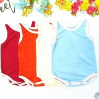 ราคา แพ็ค 3 ชุดคละสี บอดี้สูทแขนกุดเด็กสีพื้น แรกเกิด 6 กก อก 22 นิ้ว ทารก แยกเพศ ชายหญิง บอดี้สูททารก (20744696979)