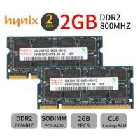 ราคา ชุด Hynix 4GB DDR2 2X2GB 800MHz 2Rx8 PC2 6400S 200Pin แรมหน่วยความจำแล็ปท็อป SODIMM (18674637648)