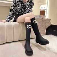 ราคา oudukaiy รองเท้าบูทยาว 2022ฤดูใบไม้ร่วงใหม่สไตล์ชาแนลรองเท้าบูทยาวผู้หญิงพื้นหนาใส่แล้วดูผอมรองเท้าบูทอัศวินไม่เกินเข่ารองเท้าบูทแฟชั่นท่อสูง (20555230971)