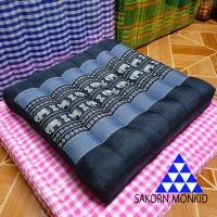 ราคา เบาะรองนั่ง Size 38x38x7 cm เบาะนั่งลายขิด เบาะนั่งลายไทย เบาะนั่งผ้าขิด (21104507969)