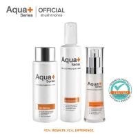 ราคา ส่งฟรี AquaPlus Radiance Intensive Essence 30 ml Soothing Purifying Toner 150 ml Skin Soothing Milk Wash 175 ml เอสเซนส์ โทนเนอร์ และโฟมน้ำนมล้างหน้า (768774597)