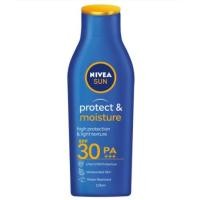 ราคา 125 ml SPF 30 NIVEA นีเวีย ซัน กันแดดผิวกาย โพรเท็คแอนด์มอยซ์เจอร์ บอดี้ โลชั่น เอสพีเอฟ 30 พีเอ 125 มล (14028275749)