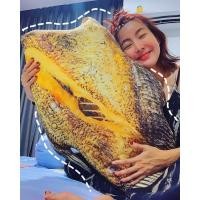ราคา หมอนพิมพ์ลายปลาสลิดทอด ใบใหญ่สุด กอดแล้วชวนหิว ปลาพื้นบ้าน จากเมืองบางบ่อ ขนาด 1 เมตร หมอนสุขภาพ (17760380185)