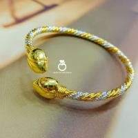 ราคา กำไลหัวบัวสองกษัตริย b11 หนัก 1 บาท กำไลทองไมครอน กำไลเพชร กำไลรุ่นบีบ กำไลทองไมครอน กำไลสวยๆ กำไลแฟชั่น กำไลทองชุบ กำไล (16927675221)