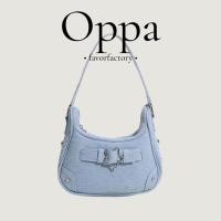 ราคา FAVOR กระเป๋า พร้อมส่ง ผ้ายีนส์ แฟชั่นเกาหลี รุ่น Oppa (20600622445)