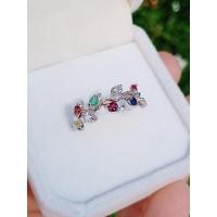 ราคา แหวนนพเก้า แหวนใบมะกอก พลอยนพเก้าตามตำรา แหวนเสริมโชคลาภ ใบมะกอกสัญลักษณ์แห่งชัยชนะ (19539367006)