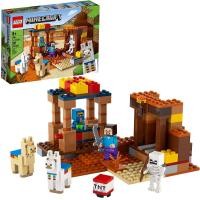 ราคา เลโก้ LEGO Minecraft The Trading Post 21167 Collectible Action Figure Playset with Minecraft s Steve and Skeleton Toys New 2021 201 Pieces (9476633452)
