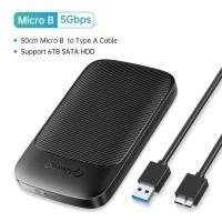 ราคา ออก E TAX ลดหย่อนภาษีได้ ORICO กล่องฮาร์ดไดรฟ์ USB3 1 6Gbps HDD Enclosure SATA เป็น Type C HDD SSD รองรับ UASP สําหรับ SSD HDD 7 9 5 มม 2 5 นิ้ว (18590667667)