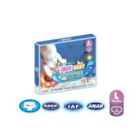 ราคา JACO Baby กางเกงผ้าอ้อมว่ายน้ำ ผ้าอ้อมสำเร็จรูปสำหรับว่ายน้ำ Disposable Swim pants Diapers M L แพมเพิสว่ายน้ำ แพมเพิมเด็ก สำหรับว่ายน้ำ ของแท้ ผ้าอ้อมว่ายน้ำเด็ก (9285223976)