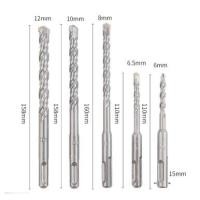 ราคา Bosch ดอกสว่านโรตารี่ SDS Plus 5 ตัว ชุด ขนาด 6 6 5 8 10 12 mm เจาะปูน เจาะคอนกรีต ดอกสว่านเจาะปูน ดอกสว่าน คุณภาพสูง (20824153929)