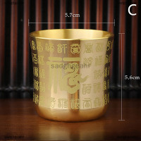 ราคา sadghgeahr ถ้วยชาแก้วทองเหลืองของใช้ในบ้านอุปกรณ์เครื่องดื่มบาร์โบราณโบราณสำหรับดื่มชากาแฟโต๊ะสำหรับตกแต่งบ้านและสำนักงาน (20371532278)