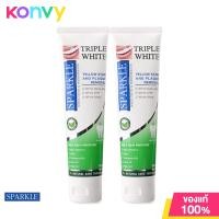 ราคา แพ็คคู่ Sparkle Triple White Toothpaste 100g ยาสีฟันสูตร Triple white (16465964470)