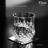 ราคา Fine crystal แก้วน้ำคริสตัล 300มล Crystal Curve Tumbler Glass 300ml (4201316877)
