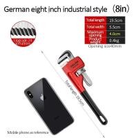 ราคา Delixi คีมคีมจับท่อไฟฟ้าอเนกประสงค์ คีมจับท่อเยอรมันขนาด8นิ้วประแจบีบคออเนกประสงค์ประแจท่อน้ำเร็ว (21171031639)