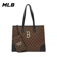 ราคา MLB Tote bag retro presbyopic NY all match large capacity commuter bag (20368842506)