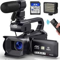 ราคา KOMERY YouTube Camcorder 4K กล้องวิดีโอกล้อง HD พิเศษกล้องสตรีมมิ่ง64MP 4 0 กล้องวีดีโอจอสัมผัสดิจิทัล (18684256631)
