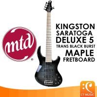 ราคา MTD Kingston Saratoga Deluxe 5 Maple Fretboard Trans Black Burst เบสไฟฟ้า (20834228262)