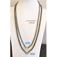 ราคา สร้อยคอเงินแท้92 5 สร้อยห้อยพระ 1 องค์ ลายถัก งานรมดำ หนัก 2 3 9 บาทตัน ยาว 22 30 นิ้ว งานไทย Handmade (15736765313)